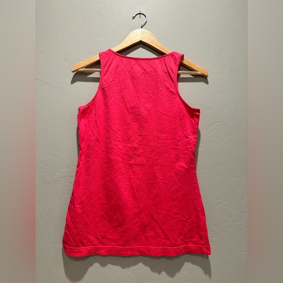 GH Bass & Co Pink Embroidered Eyelet Cotton Tank Top‎ Size Small - Picture 2 of 4